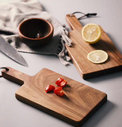 Nordic  Wooden Cutting Board with Lanyard Attachment