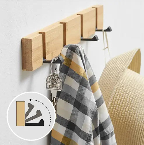 AldenCorner Wooden Invisible Hook (One Set)
