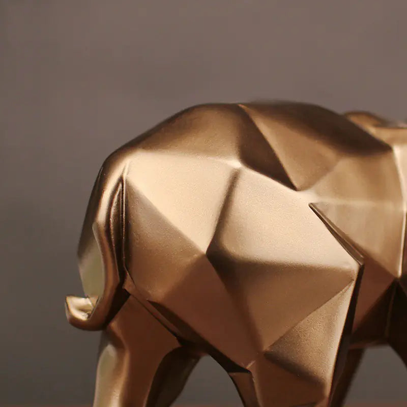 Nordic Style Abstract Resin Elephant Decor for Home