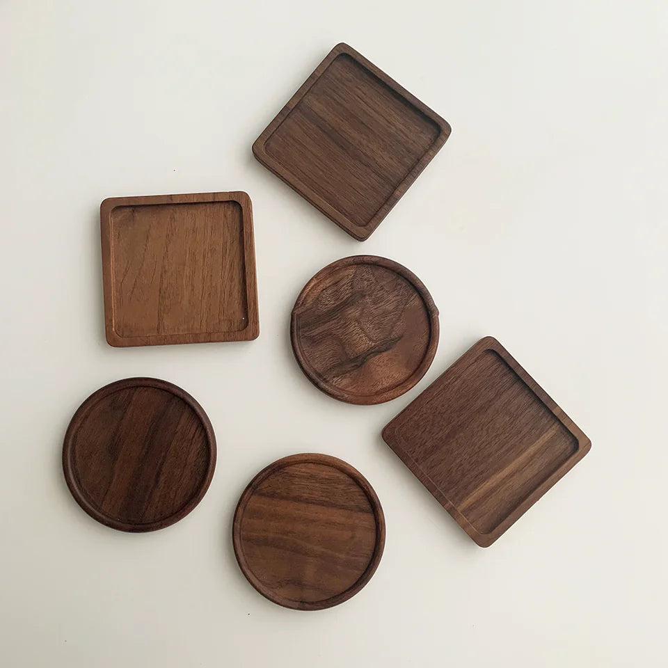 Nordic style Insulated Wooden Coaster